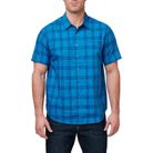 Chemisette Wyatt Plaid Bleu Legion