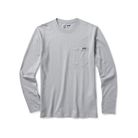 Elite Pocket Tee LS - Titan Grey