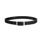 Ceinture Agent cuir noir 1.25" (nickel)
