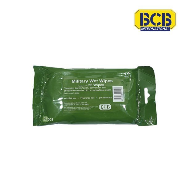 25 BCB Militaire CS610 Nettoyage Lingettes pack de 1 25
