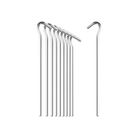 10 piquets de tente Acier