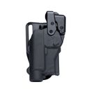 Holster RAPID FORCE Level III Glock 17 noir - Grande lampe