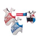 Plastron Multiboxe Reversible Blanc/Bleu (T2)