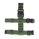 Plaque de cuisse minimaliste 2 sangles