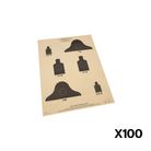 100 cibles tir 75/175/300 à 25 m